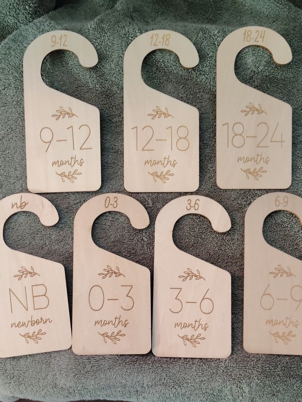Unbranded Wood Nursery Closet Dividers – Neutral Natural